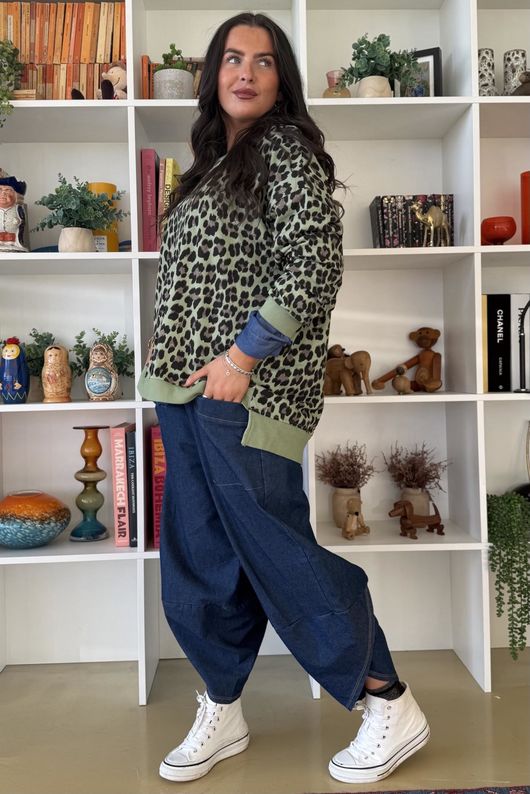 Untamed Classic High Low Sweatshirt Matcha